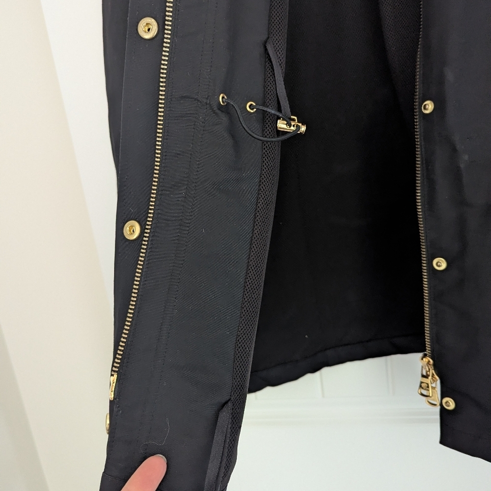 Ralph Lauren Chore Coat Barn Jacket Black Water Repellent Size Large - Picture 12 of 16